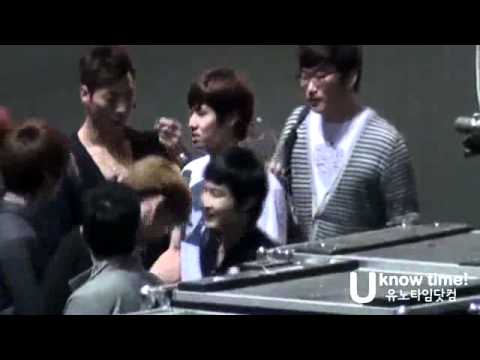 110527 Minho, Jonghyun, Key, Taemin with U-Know DBSK for DC Rehearsal
