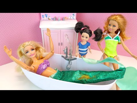 Барби Стала Злой Русалкой Девочки в Шоке Мультики для детей Куклы Игрушки для девочек IkuklaTV