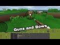 How To Use Gun Bows Weapons Mini Block Craft