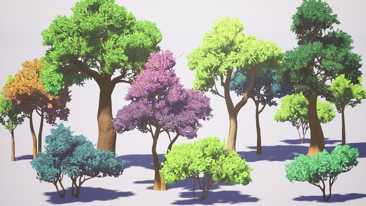 Simple Trees Pack - Unreal Engine