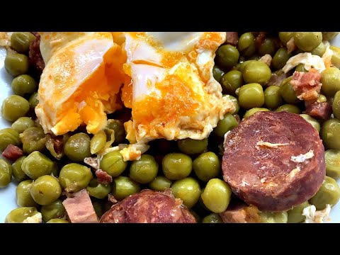 Peas and Poached Eggs / Easy and Delicious Recipe!