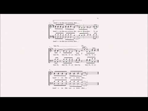 Doreen Rao: Siyahamba – Chor to go – SATB – Midi Sound