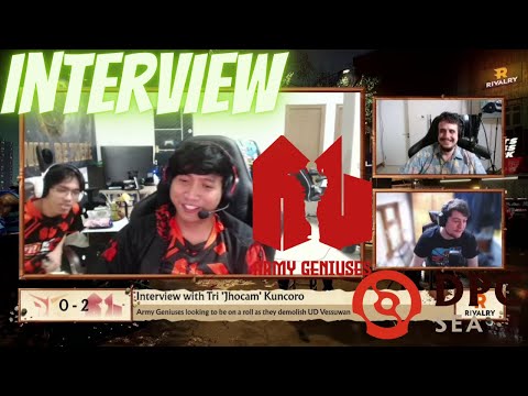 JHOCAM ARMY GENIUSES INTERVIEW WINNER - DPC SEA 2023 Tour 1: Division II