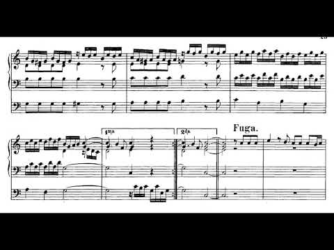 Bach - Prelude and Fugue in C major, BWV 553