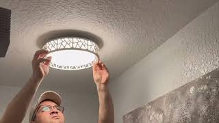 LED Flush Mount Light ๐ก 12" Dimmable Warm White Upgrade