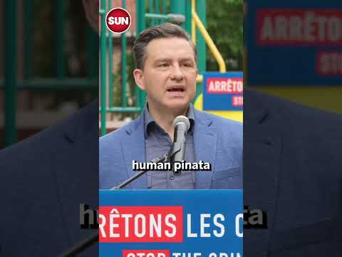 Pierre Poilievre calls Justin Trudeau an embarrassment on the world stage, a human piñata at NATO.