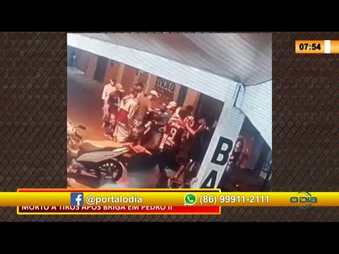 Homem é morto a tiros após briga de rua em Pedro II 20 01 2021
