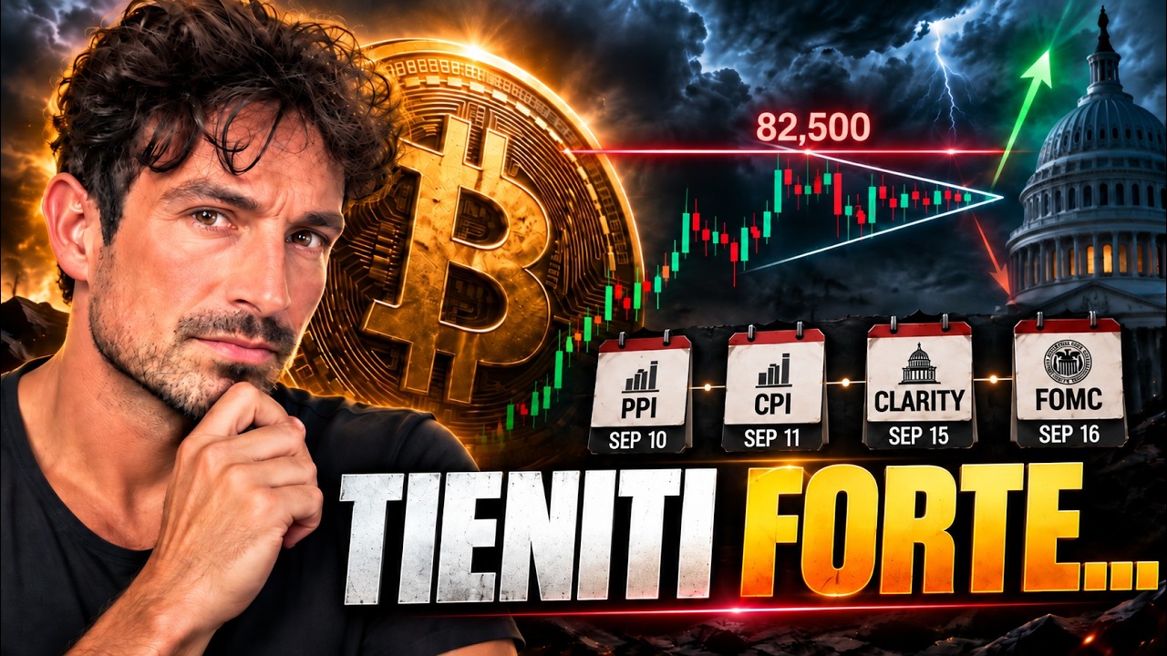 BITCOIN, CRYPTO: L'ULTIMA QUIETE PRIMA DELLA TEMPESTA (-3 GIORNI...)