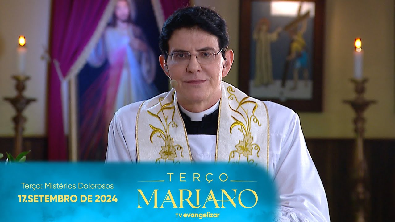 Terça-Feira: Mistérios Dolorosos | Terço Mariano com @PadreManzottiOficial | 17/09/24