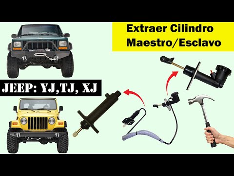 Remover cilindro esclavo/maestro del clutch JEEP WRANGLER CHEROKEE YJ, TJ, XJ