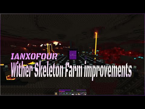 IANXOFOUR Instant Wither Skeleton Farm improvements