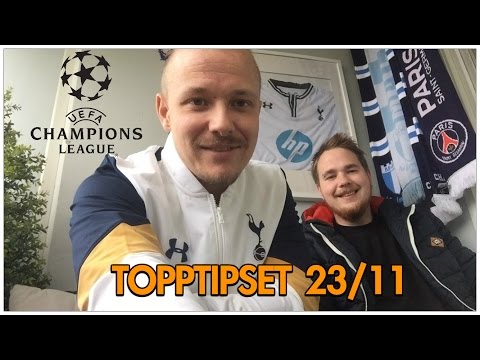 Trespekts Topptipssnackis Champions League (Onsdag 23/11)