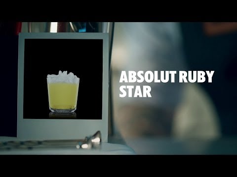 ABSOLUT RUBY STAR  DRINK RECIPE - HOW TO MIX