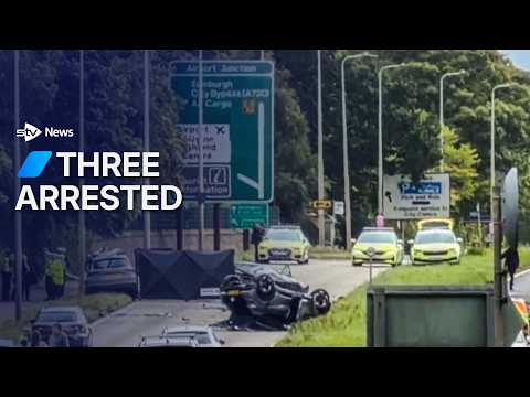 Three arrests made after hit and run