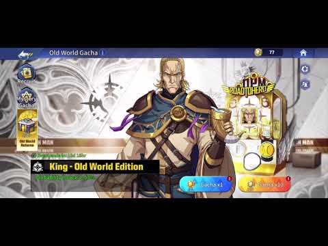 NEW old world king update review! (One punch man road to hero 2.0)