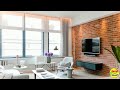TOP 100 Living Room Design Ideas | Brick Wall in the Living Room Interior.