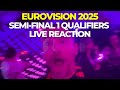 Eurovision 2025 Semi Final 1 Qualifiers Live Reaction