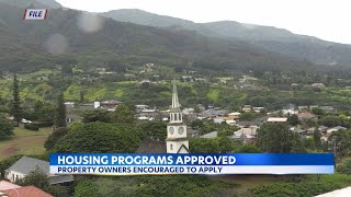FEMA approves two housing programs for fire survivors