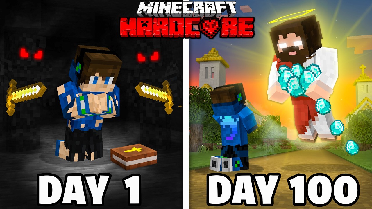 I Survived 100 Days in BIBLE CIVILIZATION in Minecraft