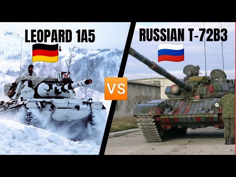 German Leopard 1A5 Vs Russian T-72B3:Quality vs Quantity