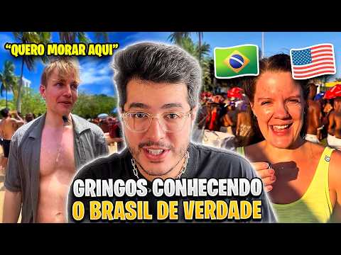 Foreigners Reacting to Brazil in Real Life - Bruno Baroni