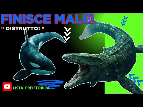 (Sconvolgente): ORCA vs MOSASAURO! Chi Domina gli Oceani? | La Battaglia Finale tra Mente e Muscoli