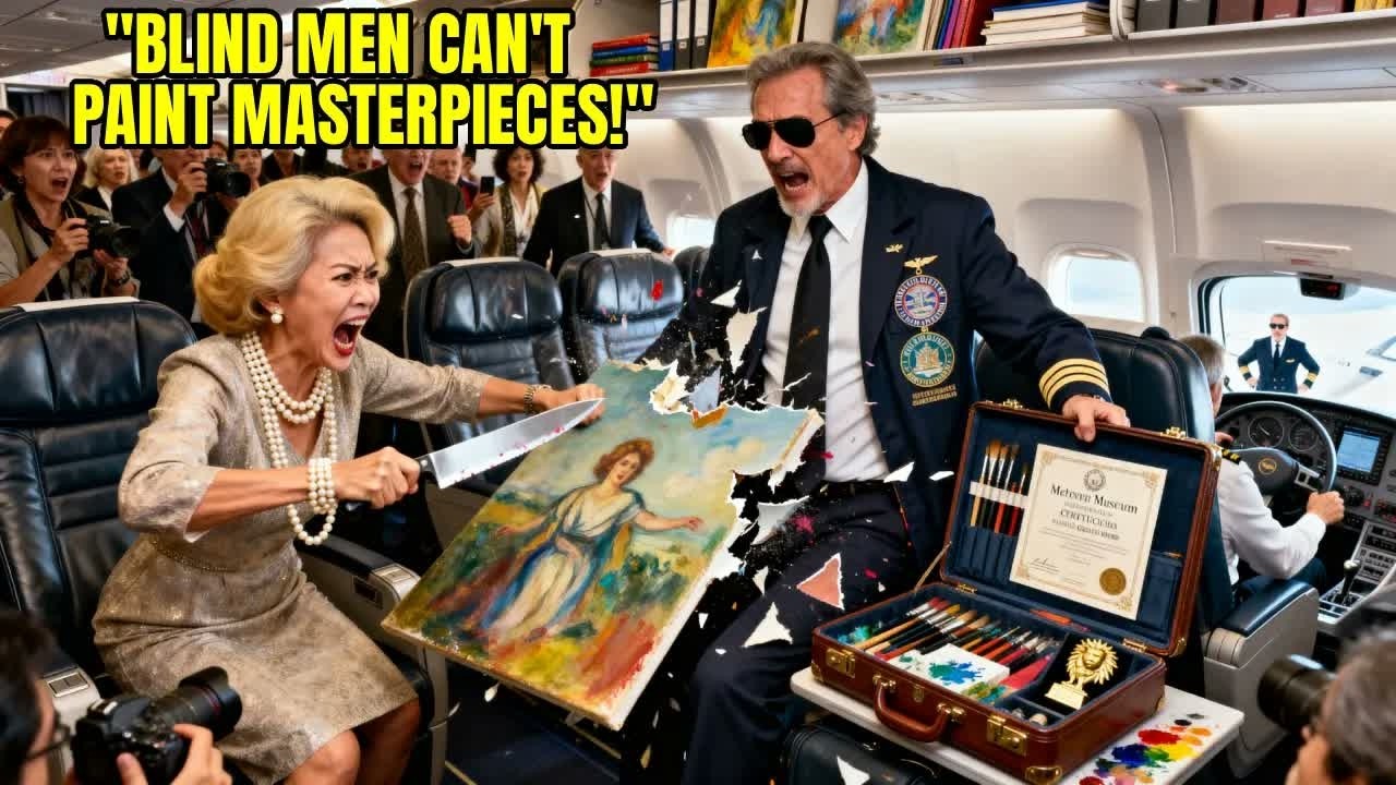 Karen Ruined a Blind Artist’s Painting: [Shocking] Karma on Flight 555!