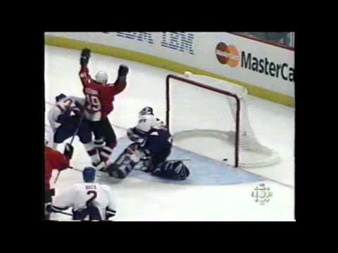 Steve Yzerman scores game winner against Slovakia for team Canada 1996 World Cup