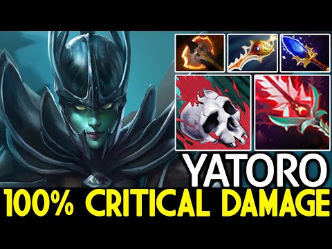 YATORO [Phantom Assassin] 100% Critical Damage Crazy Power Deadly Focus Dota 2