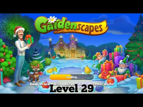 Gardenscapes Level 29 Hard Level