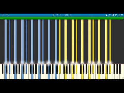 Synthesia: beatmania IIDX: Red Zone | Flipped Keyboard