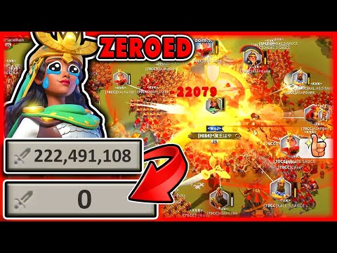 222M Max Power WHALE Gets ZEROED at PASS 4! Rise of Kingdoms