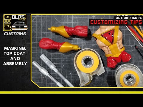 Customizing Action Figures Tips - Ultraverse Prime - Paint Masking, Top Coat, and Assembly
