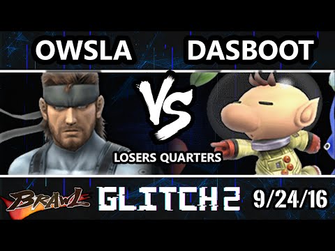 Glitch 2 Brawl - Owsla (Snake) Vs. Dasboot (Olimar) SSBB Losers Quarters