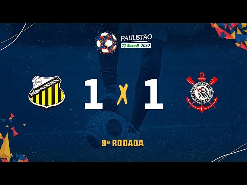 Grêmio Novorizontino 1 x 1 Corinthians- 9ª rodada do Paulistão Sicredi 2020