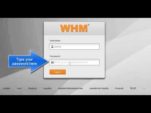 How to Login to a cPanel Account via WHM