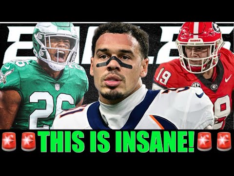 Justin Simmons OUT on Philly 🤬 Eagles to Draft Brock Bowers + Saqoun Barkley WANTS Kelce BACK 👀