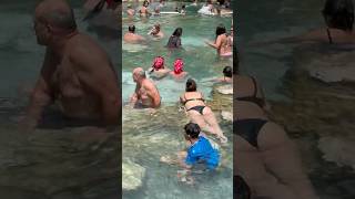☀️Magic Of The Cleopatra Pool Nice Pamukkale Fun Turkey -Good Day? #cleopatra #swimming #pool