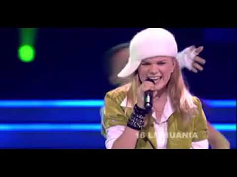 Lina Jurevičiute "Kai Miestas Snaudžia" Debut live jesc (Lithuanian Comments)