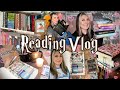 cozy reading vlog ⛈️ lots of reading, annotating ambiance, yapping about a 5 star, & houston tornado