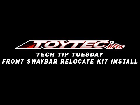 Tech Tip Tuesday - Installing a Front Swaybar Relocate Kit