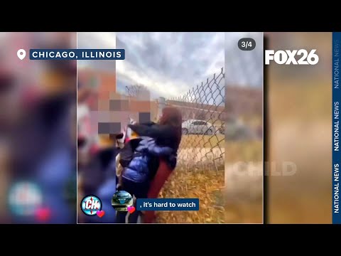 Video shows Chicago mother and son attacked while walking home