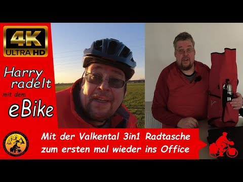 Officetour mit ValkPro 3in1 Fahrradtasche