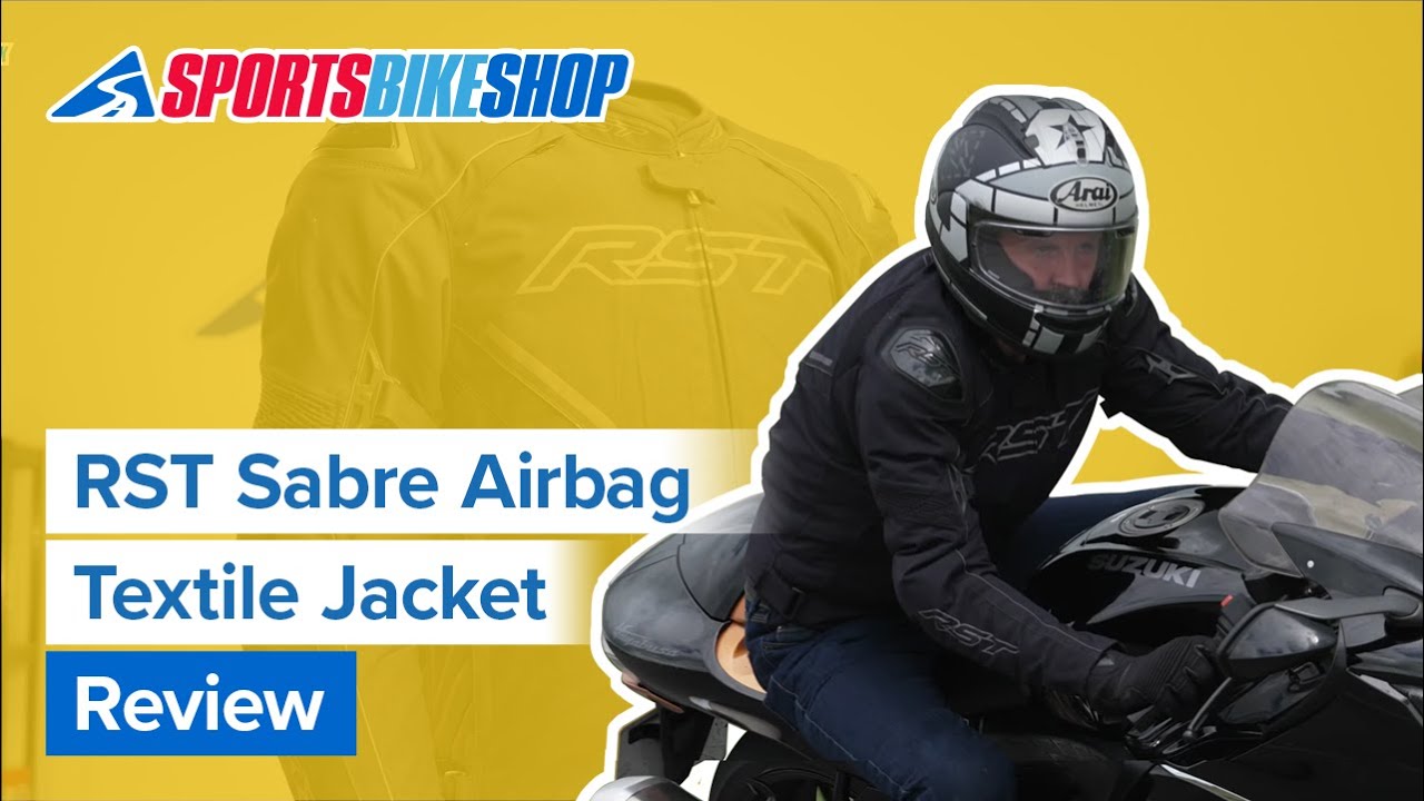 RST Sabre CE Textile Jacket - Black / Grey / Fluo Yellow Video