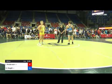 195 Lbs Rnd Of 32 Isaiah Anderson Washington Vs Owen Magill Oregon
