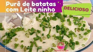 Purê de batata com leite Ninho | DELICIOSO !
