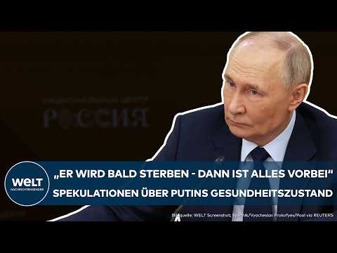 RUSSLAND: "Er wird bald sterben" Spekulationen über Putins Gesundheitszustand! Was weiß Selenskyj?