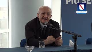 De Luca - Inaugurazione dell'Autostazione di Grottaminarda (21.03.22)