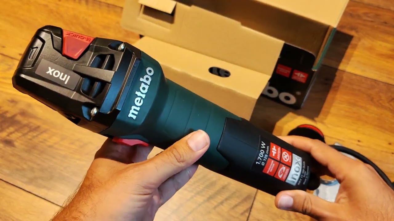 Metabo WEV 17-125 Quick флекс 1700W 125mm – видео преглед
