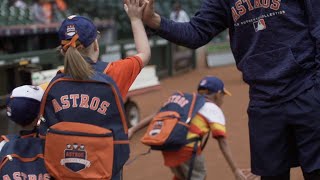 12-and-under kids can join the Astros Buddies Club